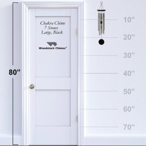 Chakra Chime Seven Stones – Woodstock Chimes – Large Black